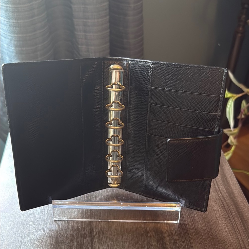 Authentic Prada Black Leather Agenda - Picture 7 of 9